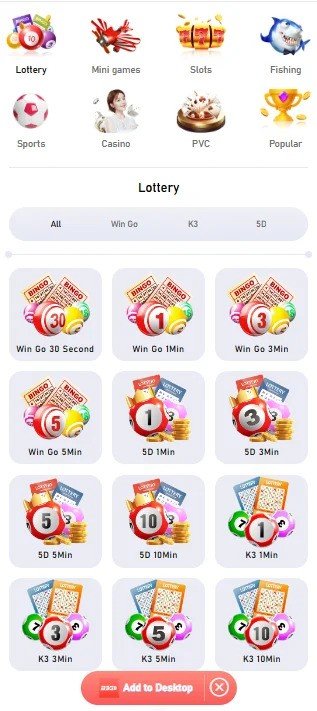 BBGO Game homepage showcasing thrilling online lottery games and bonuses for players in India.